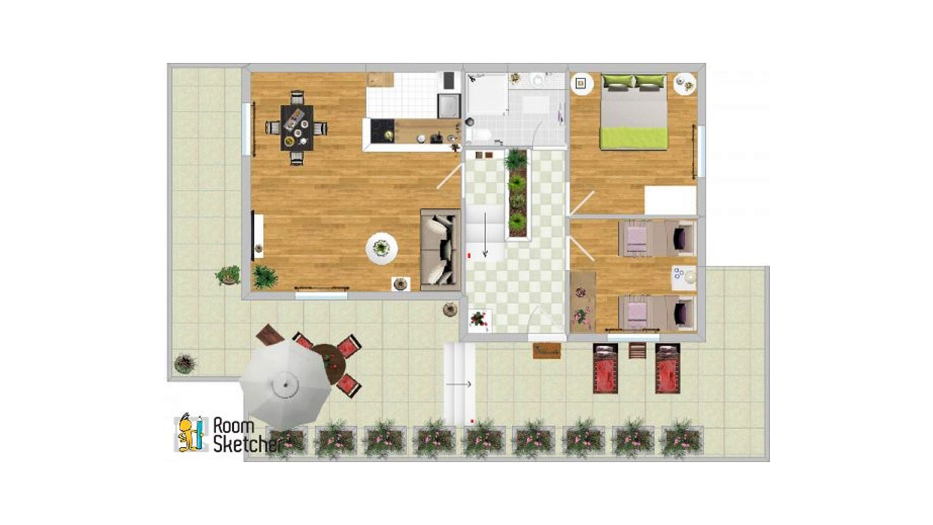 Apartman Lavanda Tlocrt