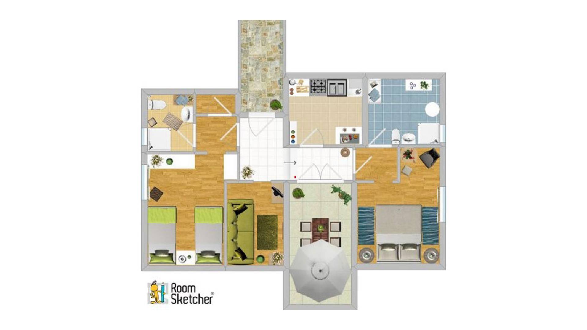 Apartman Oliva tlocrt